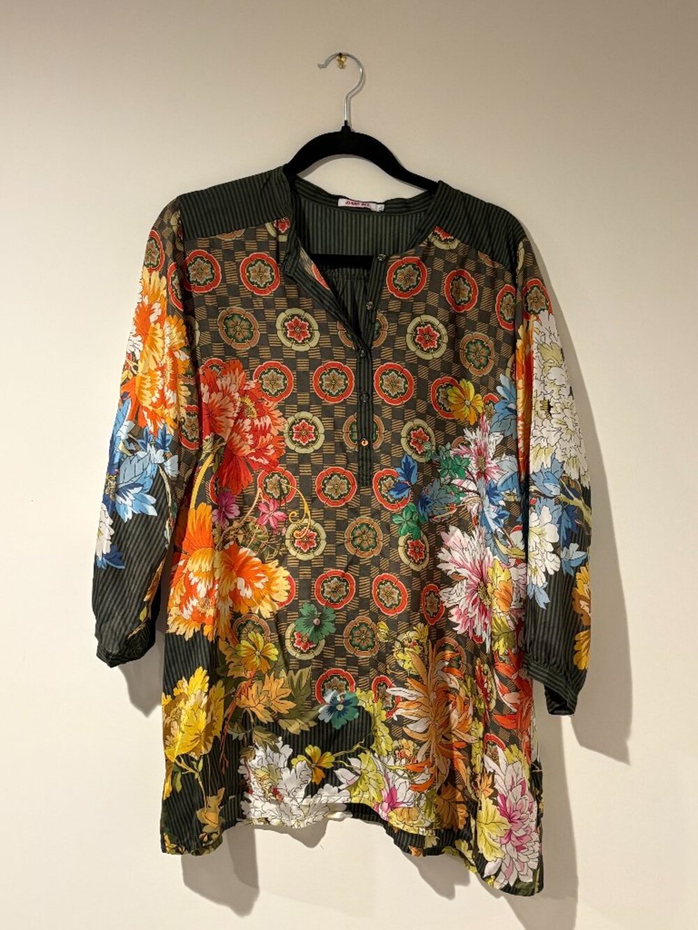 Johnny Was Bettina Silk Tunic